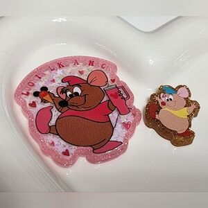 Mouse Shaker Flatback Acrylic Focal Bead Crafts‎ Badge Keychain Bag Clip Hair